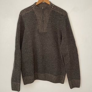 Pronto Uomo Half-Zip Wool Sweater